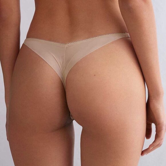 Sexy - Luxe String From Jennifer Lopez’s Intimates Collection in Beige - Picture 6 of 12